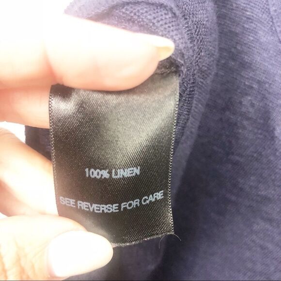 PATTERSON J KINCAID | Navy Sequin Accent Tank M - Picture 6 of 6